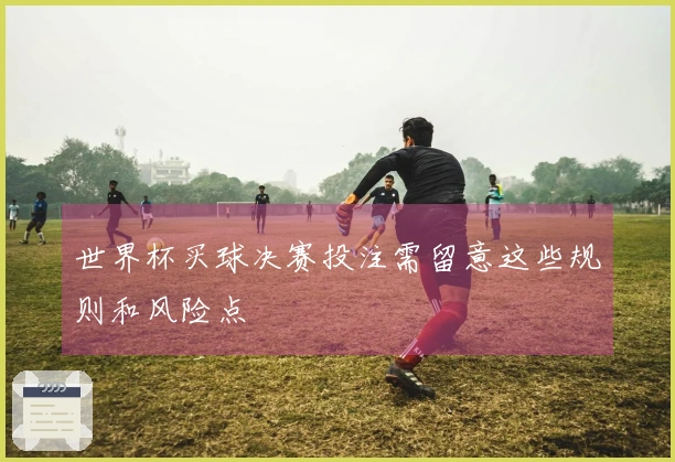 世界杯买球决赛投注需留意这些规则和风险点