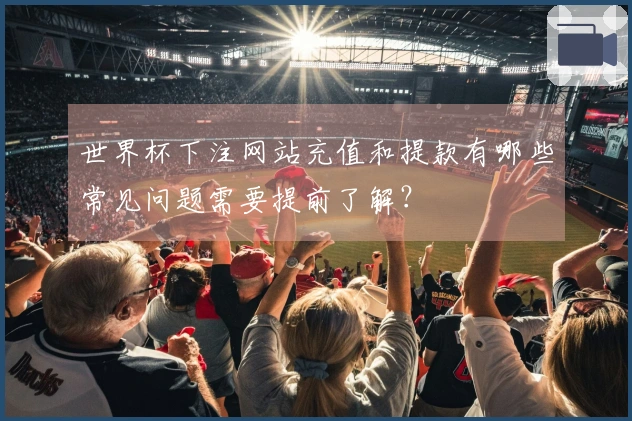 世界杯下注网站充值和提款有哪些常见问题需要提前了解？